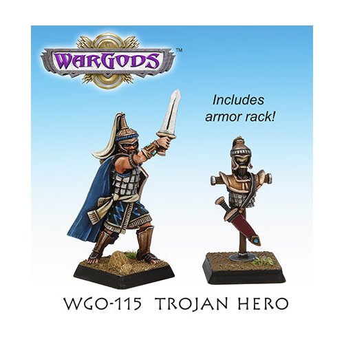 Trojan Hero with Armour Rack