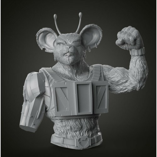 Bust Of Modo , The Bikermice From Mars