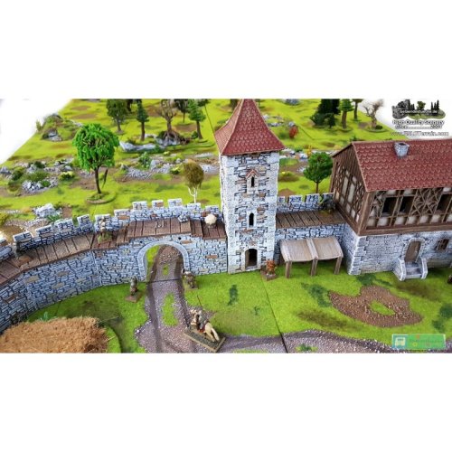 Modular Medieval Fortress Or Castle Set - Openlock (Stl File)