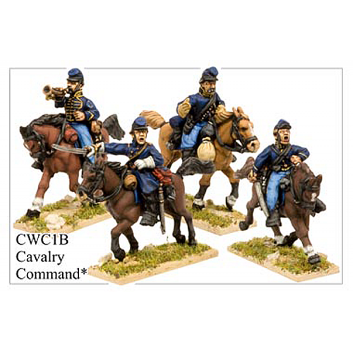 American Civil War - Cavalry Command | Miniset.net - Miniatures