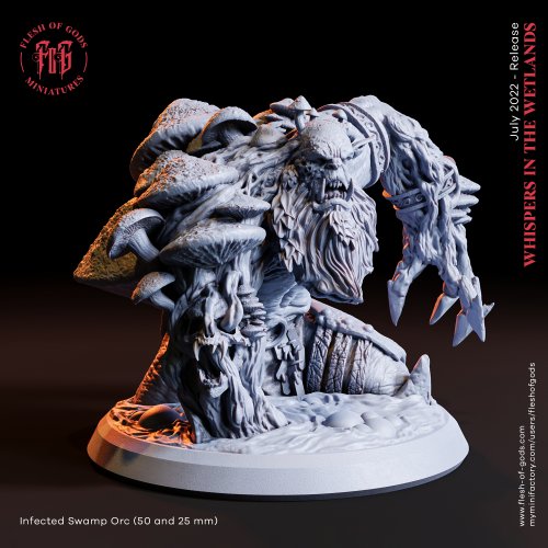 Infected Swamp Orc   - Miniatures Collectors Guide
