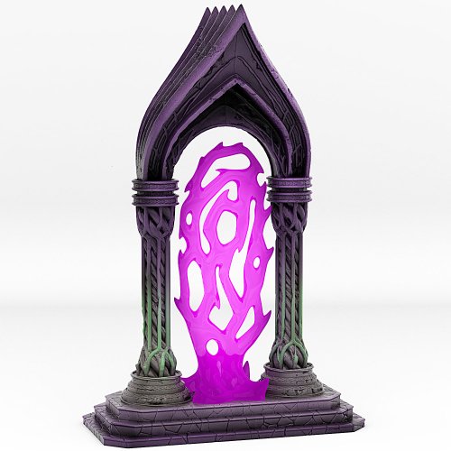 Dark Elf Portal With Its Obscure Effect