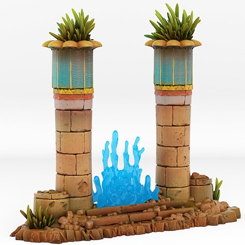 Babylone Portal With Its Magic Water Effect
