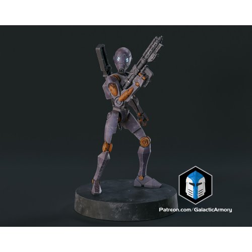1:48 Scale Battle Droid Army - Bx Commando Droids - 3D Print Files