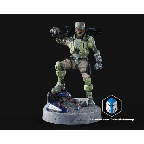 1:48 Scale Halo Unsc Marine Miniatures - 3D Print Files