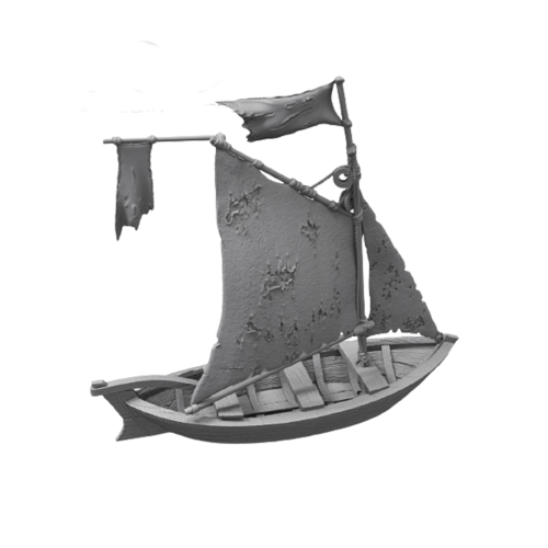 SAIL BOAT - Presupported