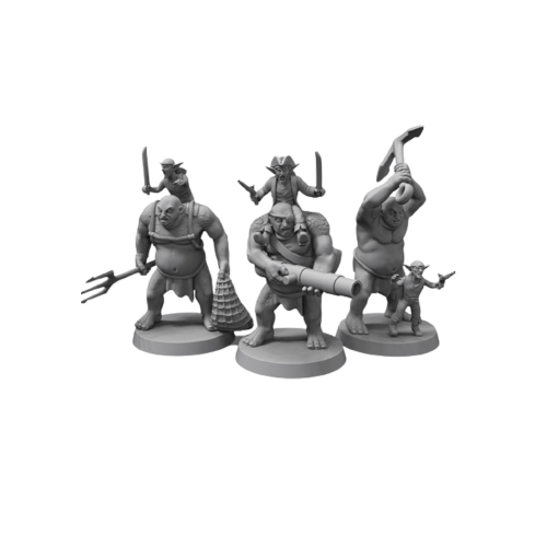 Pirate Crew - TROLLS & GOBLINS - Presupported