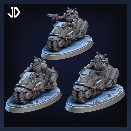 Armored Bikers - 3 Pack