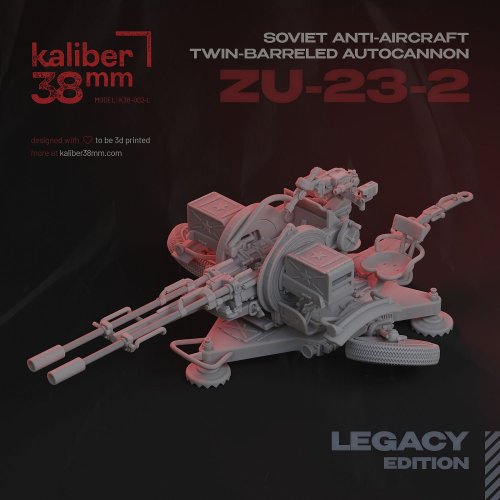 Soviet Anti-Aircraft Twin-Barreled Autocannon Zu-23-2 (Legacy Edition)