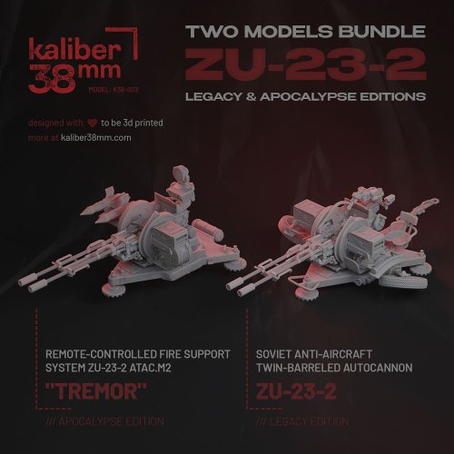 Zu-23-2 - Two Models Bundle (Legacy & Apocalypse Editions)