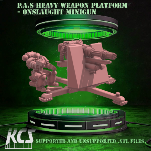 P.a.s Heavy Weapon Platform - Onslaught Minigun