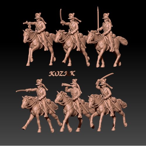 Russian Light Cavalry 1790 Set 1