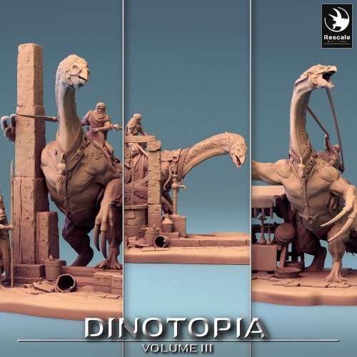 Pack Diorama Therizinosaurus