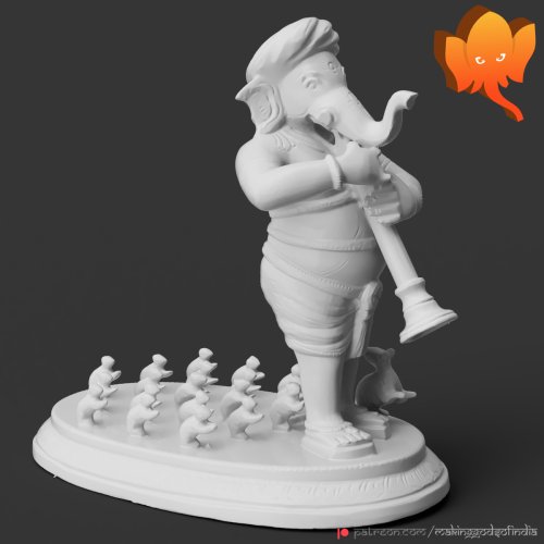 Ganesha As Pied Piper