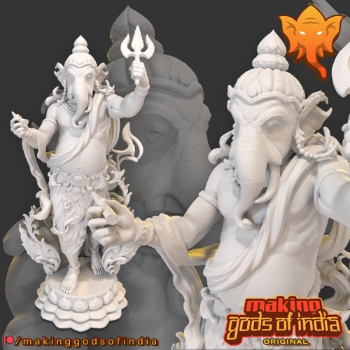 Shiva-Ganesha From Thailand