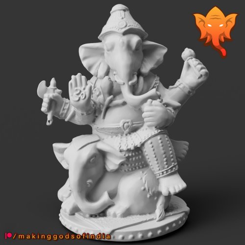 Mahotkata Ganesha Riding An Elephant