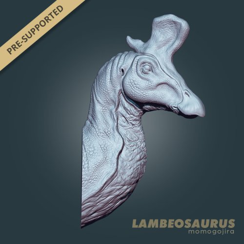 Lambeosaurus Bust