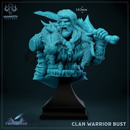 Clan Warrior Bust