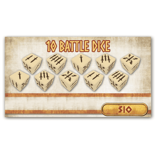 Mythic Battles: Pantheon 1.5 10 Battle Dice [MBP18] (Retail Edition)