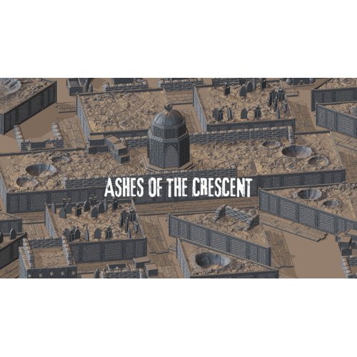 Modular Trench Terrain - Ashes Of The Crescent: 3D Printable Desert
