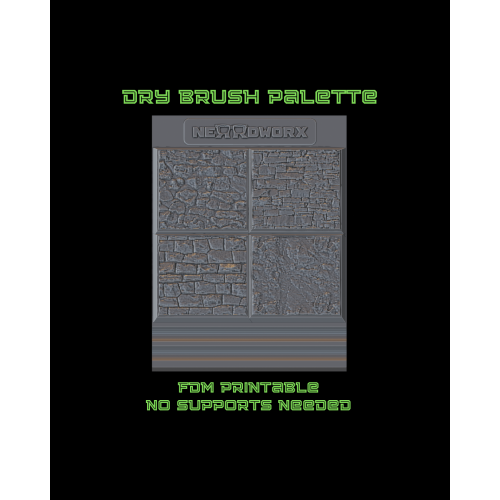 Dry Brush Texture Palette