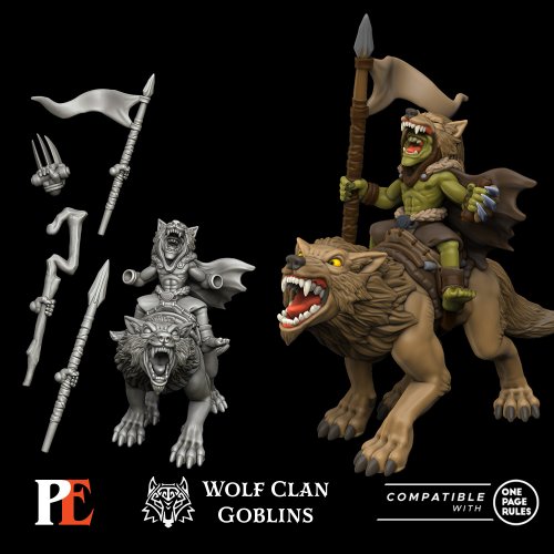 Mounted Shaman - Wolf Clan Goblins
