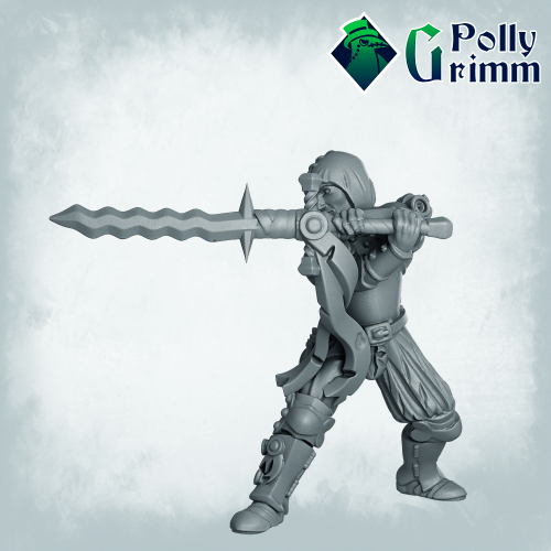 Fantasy And Historic Miniatures For Tabletop Games. Imperial Humans. Men At Arms, Landsknecht