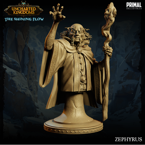 Dark Wizard - Zephyrus - Bust - June 2024 - Uncharted Kingdoms