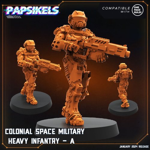 Human Space Military Heavy Infantry A