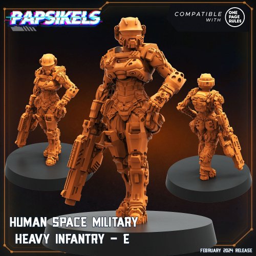 Human Space Military Heavy Infantry E