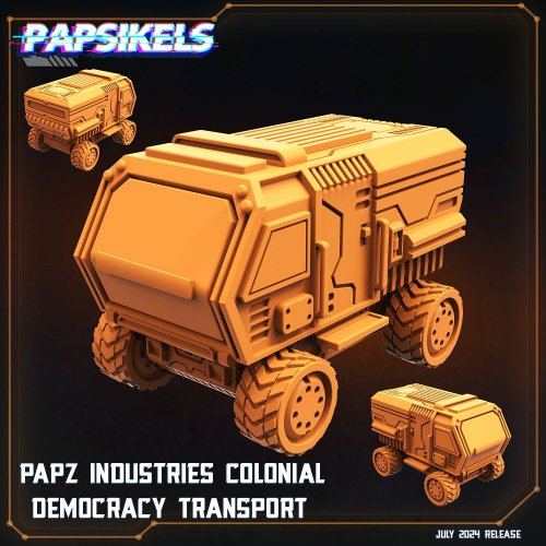 Papz Industries Colonial Democracy Transport