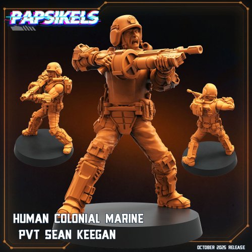 Human Colonial Marine Pvt Sean Keegan