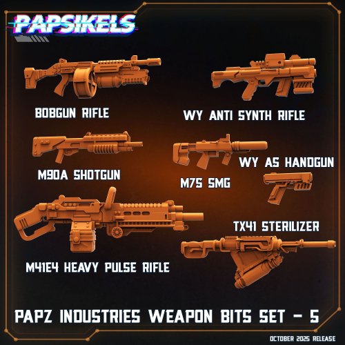Papz Industries Weapons Bits Set 5