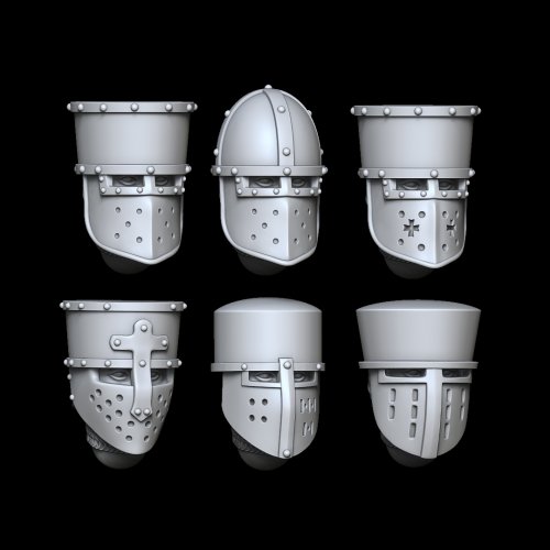 Enclosed Pot Helmets Set 2