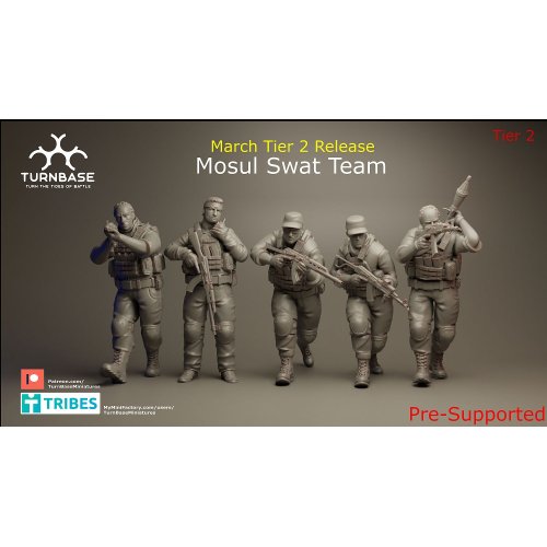 Turnbase Miniatures: Wargames- Mosul Swat Team