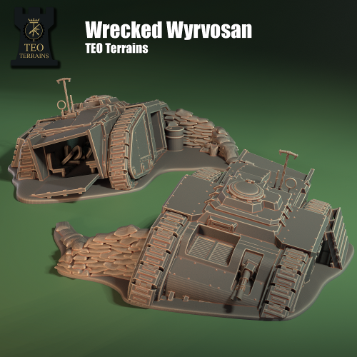 Teo Terrains - Wrecked Wyrvosan Apc