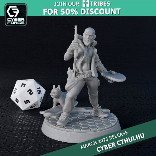 Cyber Cthulhu Investigator Brush Butcher And Karmel