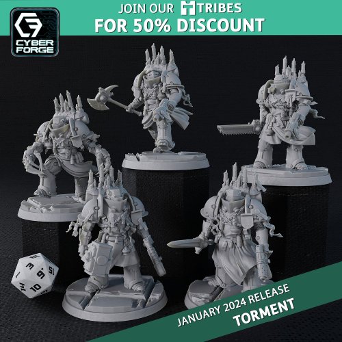 Cyber Forge Torment Grim Realms Black Knight Brothers