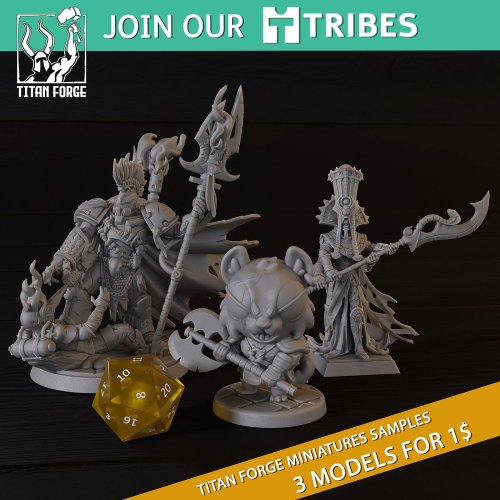 Titan Forge Miniatures Sample