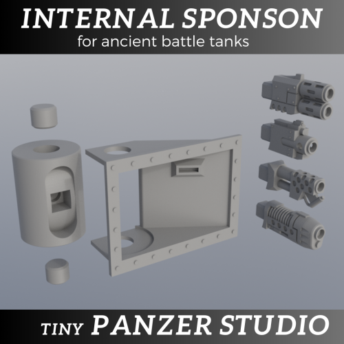 Internal Sponsons For Ancient Imperial Battle Tank