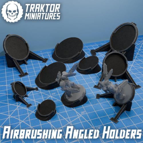 Airbrushing Angled Holders