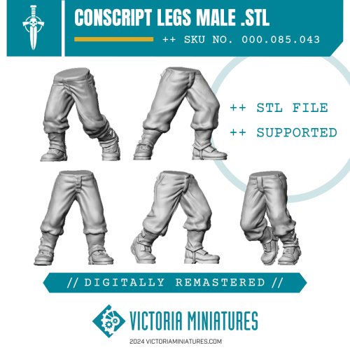 Conscript Legs Male X5 Remastered
