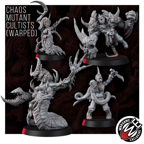 Chaos Mutant Cultists Warped