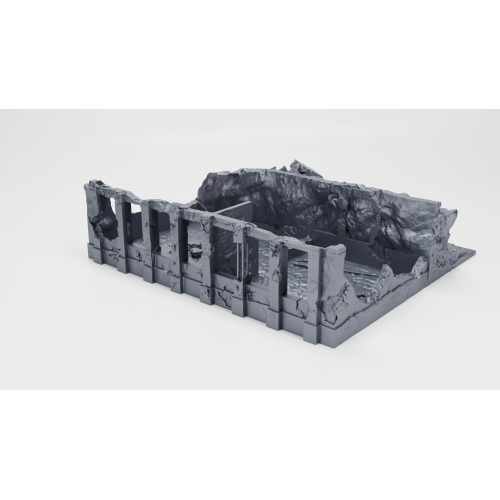 Ruins - Wrecked Jap Barracs (Japan, Okinawa, Ww2)