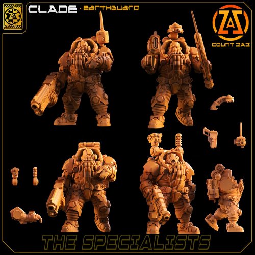 Clade Specialists - Leader/comms/scanner/medic