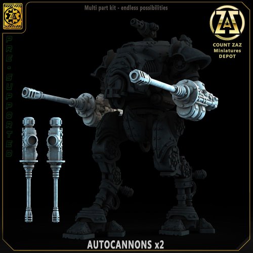 Sample - Autocannons - X2 - Arma-Gear Squire Class