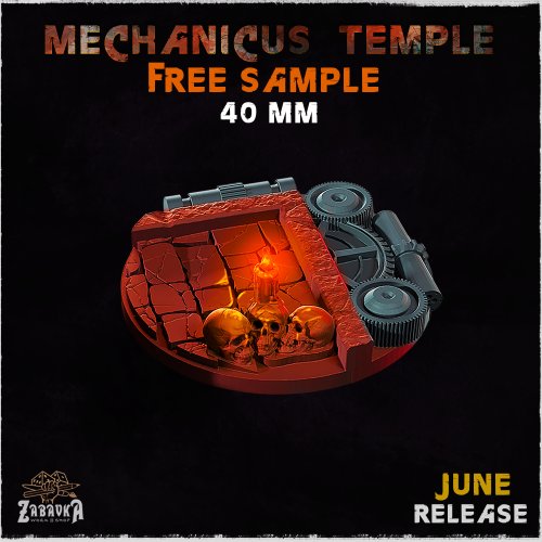 Mechanicus Temple - Bases & Toppers ( Sample)